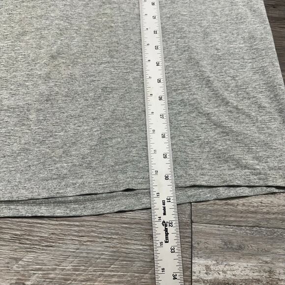 Vintage 90s Starter Heather Gray Mens XL Double Sided Graphic Basketball T-Shirt - Picture 6 of 9